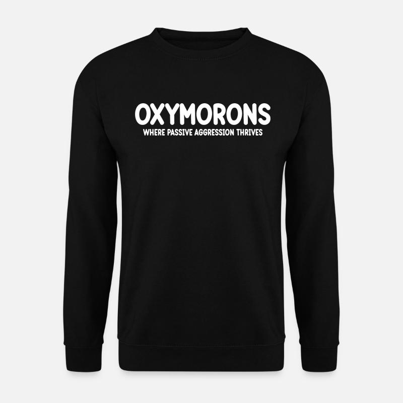 Oxymore Enseignant Professeur De Lettres Anglais - Sweat-shirt Unisexe - noir