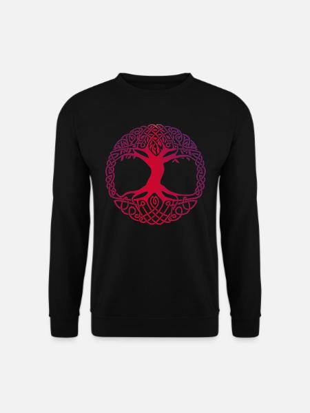 Tree of Life - World Tree - Yggdrasil - Unisex Sweatshirt - black