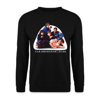 The Breakfast Club Alle Charaktere Zusammen - Unisex Pullover - Schwarz - Vorne - Alina (178cm) & Michal (187cm)