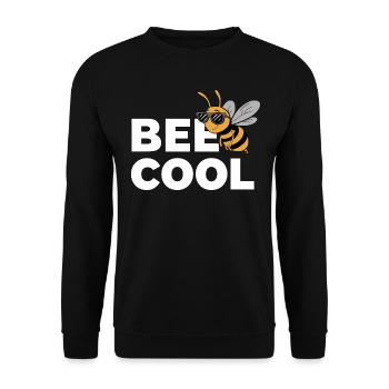 Abeille : Drôle de dicton pour les apiculteurs, les apiculteurs - Sweat-shirt Unisexe - noir - Devant - Alina (178cm) & Michal (187cm)
