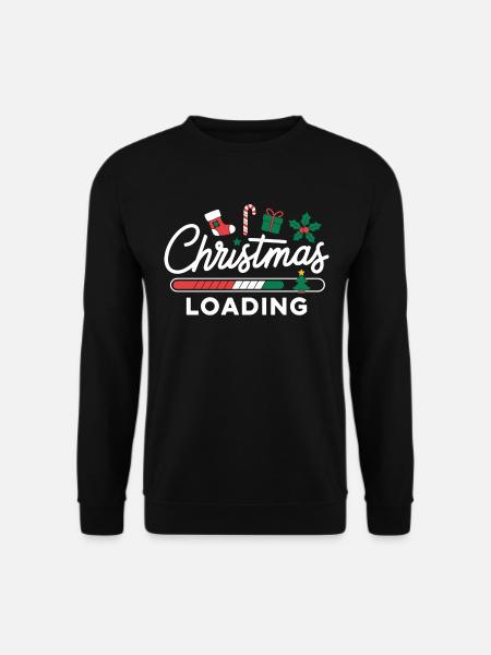 Christmas Loading Loading Bar Christmas - Unisex Sweatshirt - black