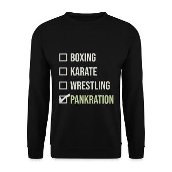 choisir le pancréas - Sweat-shirt Unisexe - noir - Devant - Alina (178cm) & Michal (187cm)