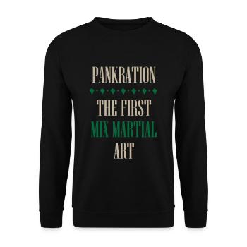 The first mix martial art - Unisex Sweatshirt - black - Front - Alina (178cm) & Michal (187cm)
