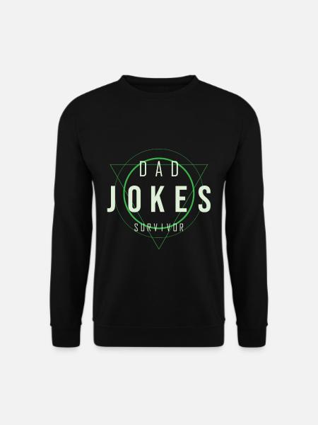Dad jokes - Unisex Sweatshirt - black