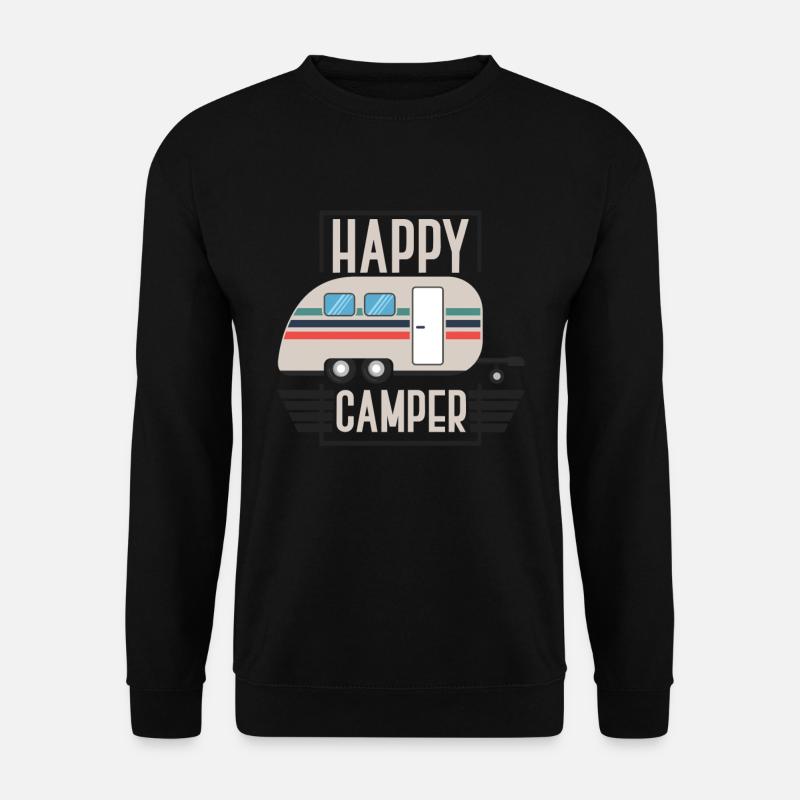 Happy Camper - Unisex Sweatshirt - black