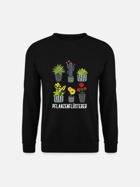 Pflanzenflüsterer - Gartenarbeit - Unisex Pullover - Schwarz