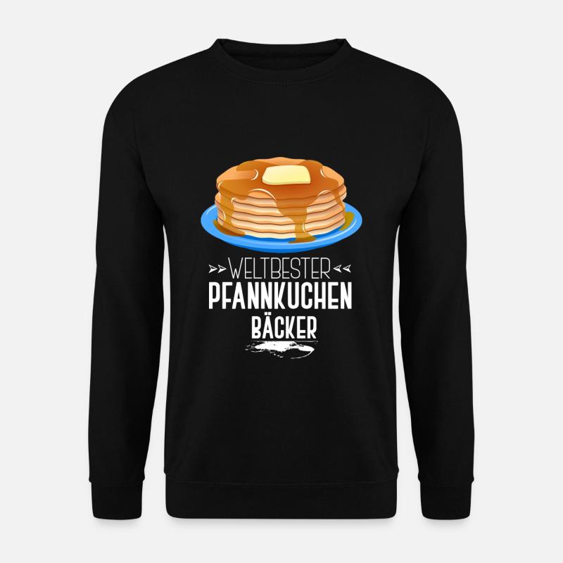 Pfannkuchen Bäcker - Unisex Pullover - Schwarz