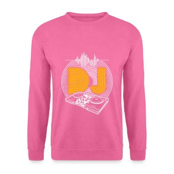 DJ - DJ - Sweat-shirt Unisexe - rose - Devant
