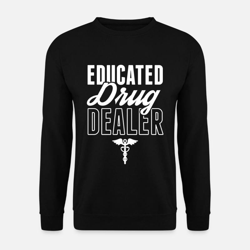 trafiquant de drogue instruit - Sweat-shirt Unisexe - noir