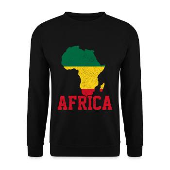 Afrique - Sweat-shirt Unisexe - noir - Devant - Alina (178cm) & Michal (187cm)