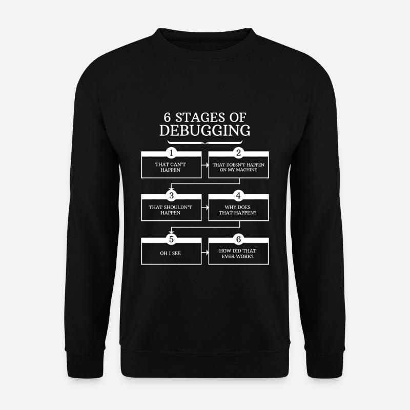 Debugging Programmierer Geschenk Programmieren - Unisex Pullover - Schwarz