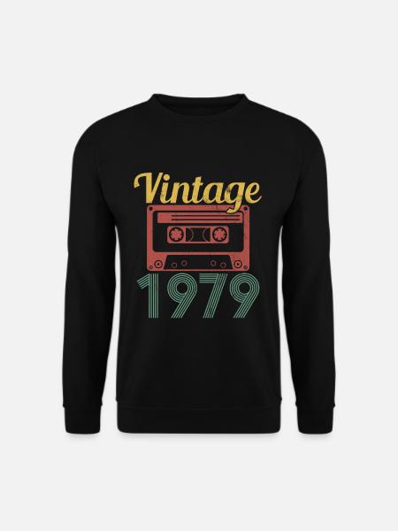 40ème anniversaire - Cadeau Vintage 1979 - Sweat-shirt Unisexe - noir