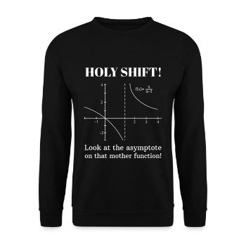 Mathématicien cadeau math étudiant prof blague - Sweat-shirt Unisexe - noir - Devant - Alina (178cm) & Michal (187cm)