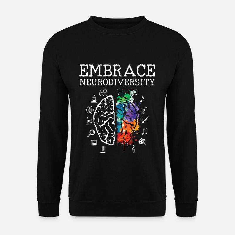Neurodiversity - Autism ADHD Tourette - Unisex Sweatshirt - black