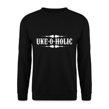 Ukulele - Unisex Pullover - Schwarz - Vorne - Alina (178cm) & Michal (187cm)