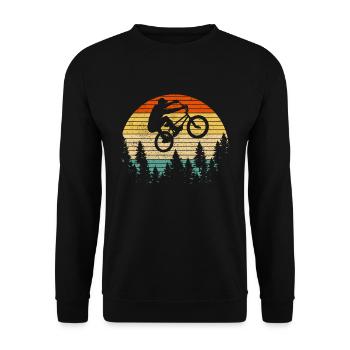 BMX - Unisex Pullover - Schwarz - Vorne - Alina (178cm) & Michal (187cm)