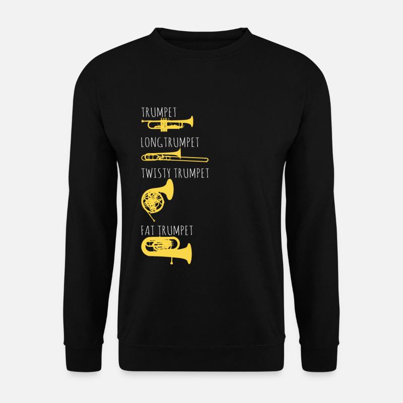 trompette - Sweat-shirt Unisexe - noir
