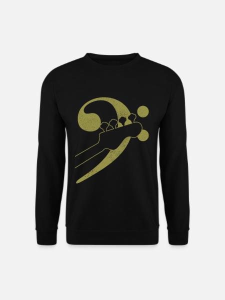 Bass Player - Bassist Bassgitarre Musiker Geschenk - Unisex Pullover - Schwarz