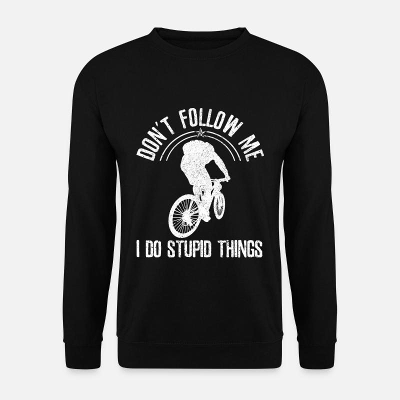 Mountainbike - MTB Mountainbiker Lustig Geschenk - Unisex Pullover - Schwarz