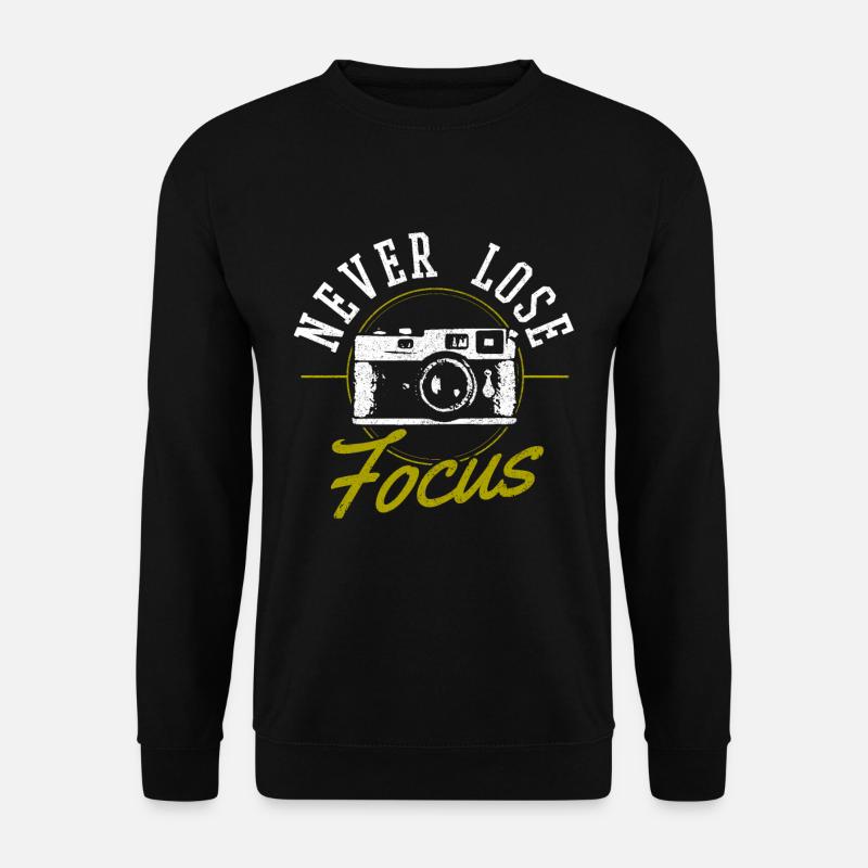 Kamera - Unisex Pullover - Schwarz