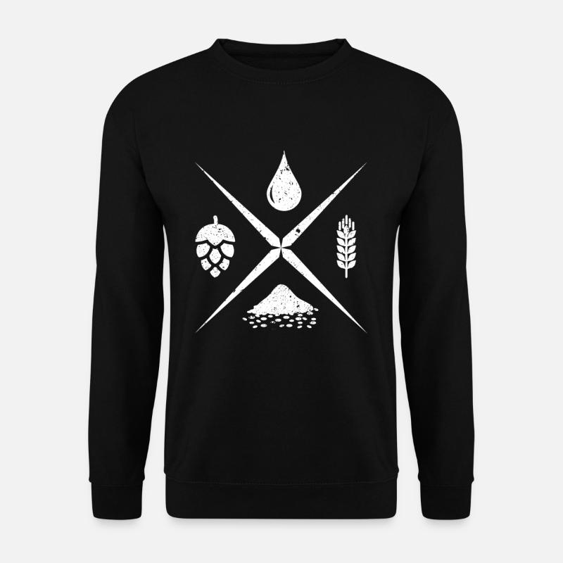 Bier - Unisex Pullover - Schwarz