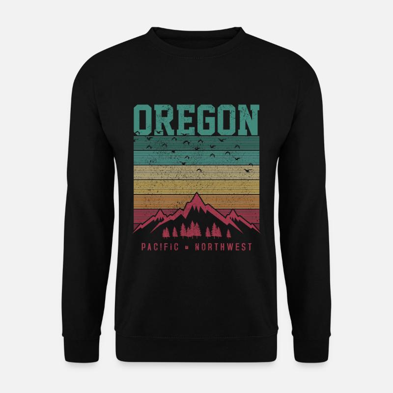 Oregon - Sweat-shirt Unisexe - noir