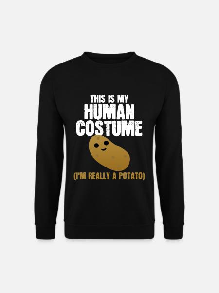 Kartoffel - Lustig Geschenk - Unisex Pullover - Schwarz