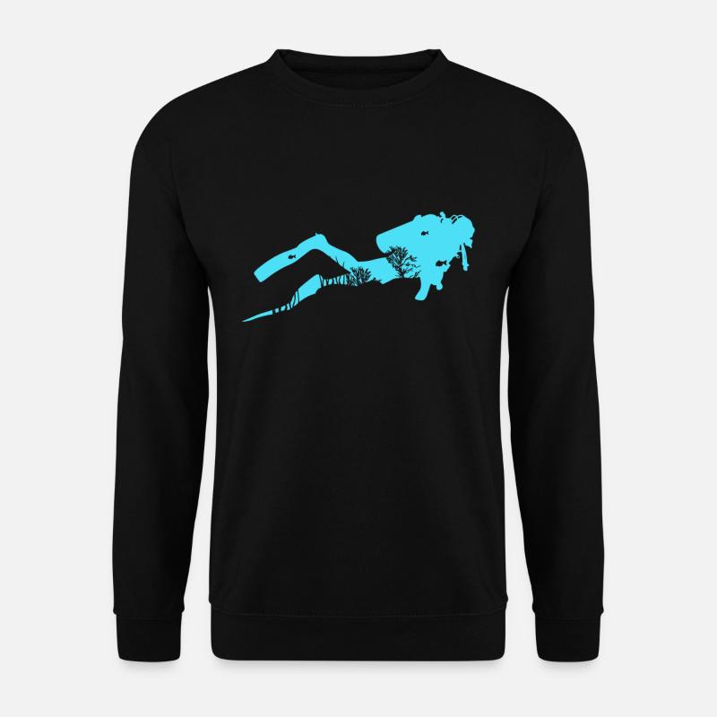 Tauchen - Unisex Pullover - Schwarz