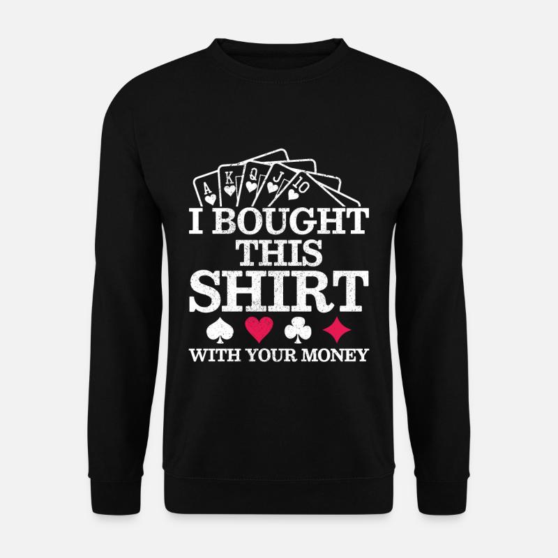 Poker - Unisex Pullover - Schwarz