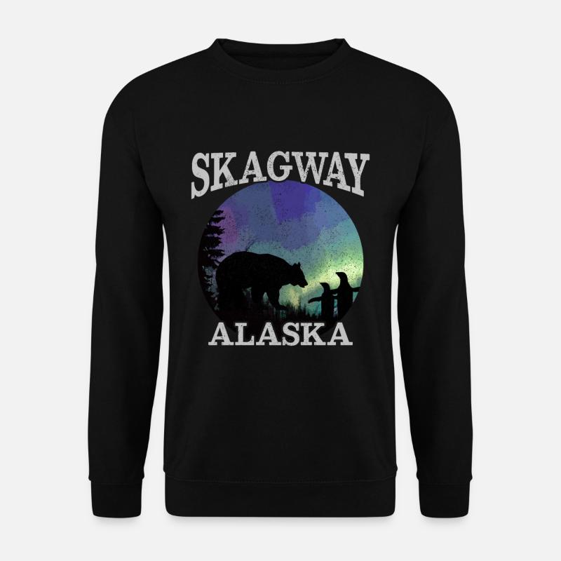 Skagway Alaska - Unisex Pullover - Schwarz