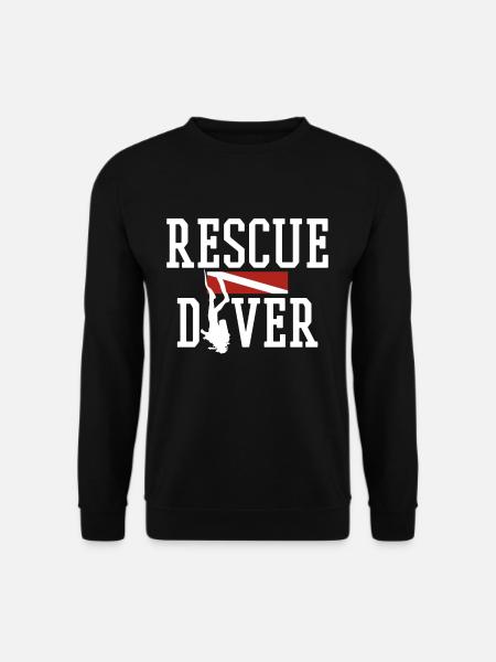 Rescue Diver - Diving Diver Gift - Sweat-shirt Unisexe - noir