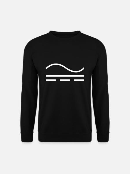 Elektriker Symbol Signal Elektrotechnik Geschenk - Unisex Pullover - Schwarz