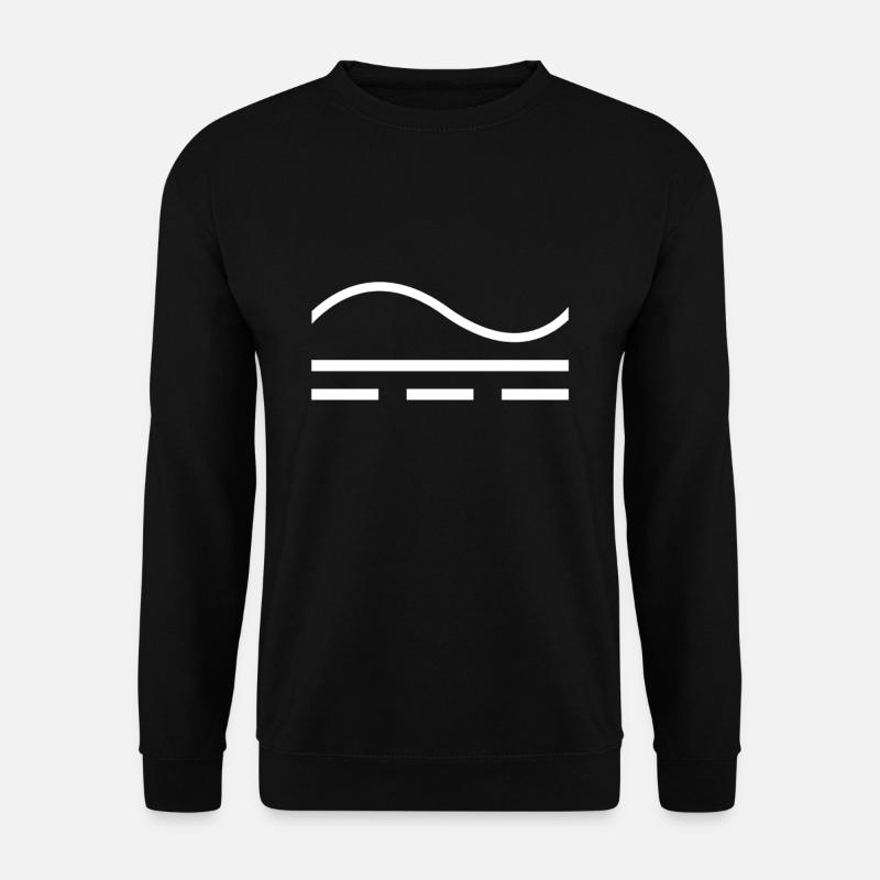 Elektriker Symbol Signal Elektrotechnik Geschenk - Unisex Pullover - Schwarz