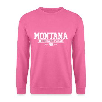Montana - Unisex Sweatshirt - pink - Front