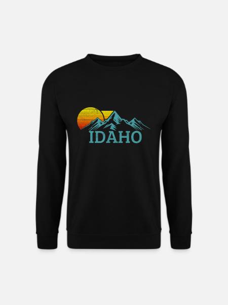 Idaho USA Vintage Souvenir - Unisex Pullover - Schwarz