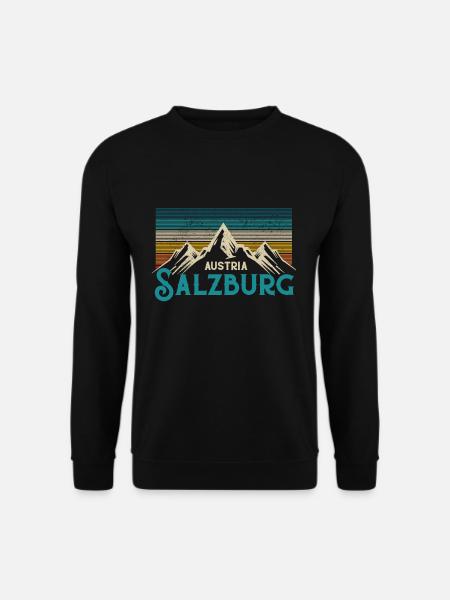 Salzburg Österreich - Unisex Pullover - Schwarz