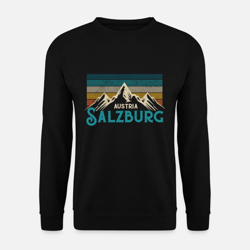 Salzburg Österreich - Unisex Pullover - Schwarz