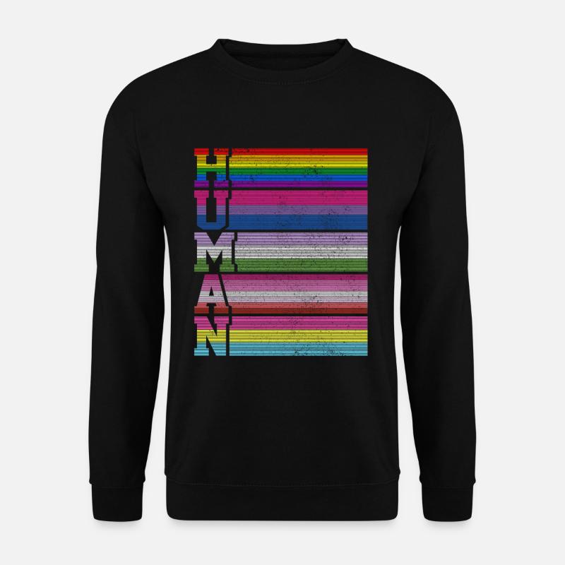 LGBT Gay Pride Month Schwul LGBTQ Flaggen - Unisex Pullover - Schwarz