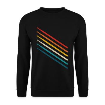 Drummer Vintage Drums Drummer Gift - Sweat-shirt Unisexe - noir - Devant - Alina (178cm) & Michal (187cm)