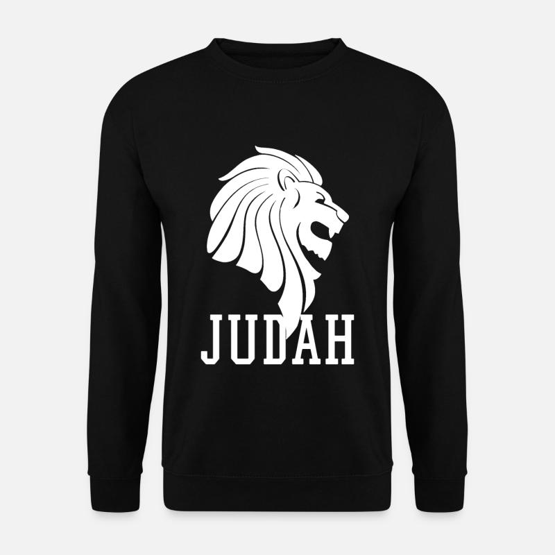 Lion Of Judah Reggae Musik Rastafari Rasta - Unisex Pullover - Schwarz