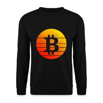 Millésime Bitcoin - Sweat-shirt Unisexe - noir - Devant - Alina (178cm) & Michal (187cm)