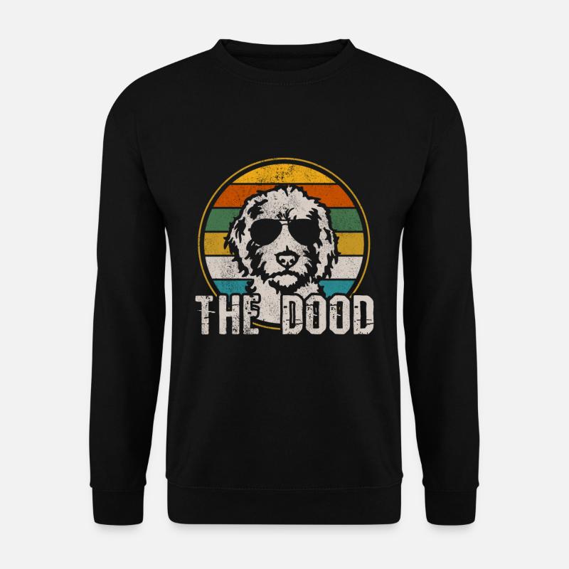The Dood Vintage Goldendoodle Labradoodle - Unisex Pullover - Schwarz