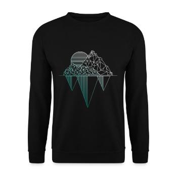 Montagne Randonnée Camping Escalade VTT VTT - Sweat-shirt Unisexe - noir - Devant - Alina (178cm) & Michal (187cm)