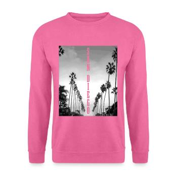 San Diego Kalifornien - Unisex Pullover - Pink - Vorne