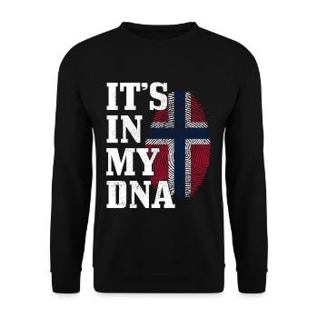 Norvège Norge - Sweat-shirt Unisexe - noir - Devant - Alina (178cm) & Michal (187cm)