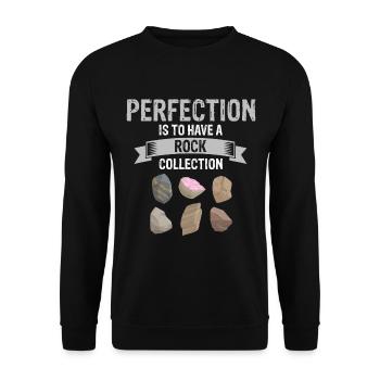 Collecteurs minéraux et ventilateur de minéraux de minerais - Sweat-shirt Unisexe - noir - Devant - Alina (178cm) & Michal (187cm)