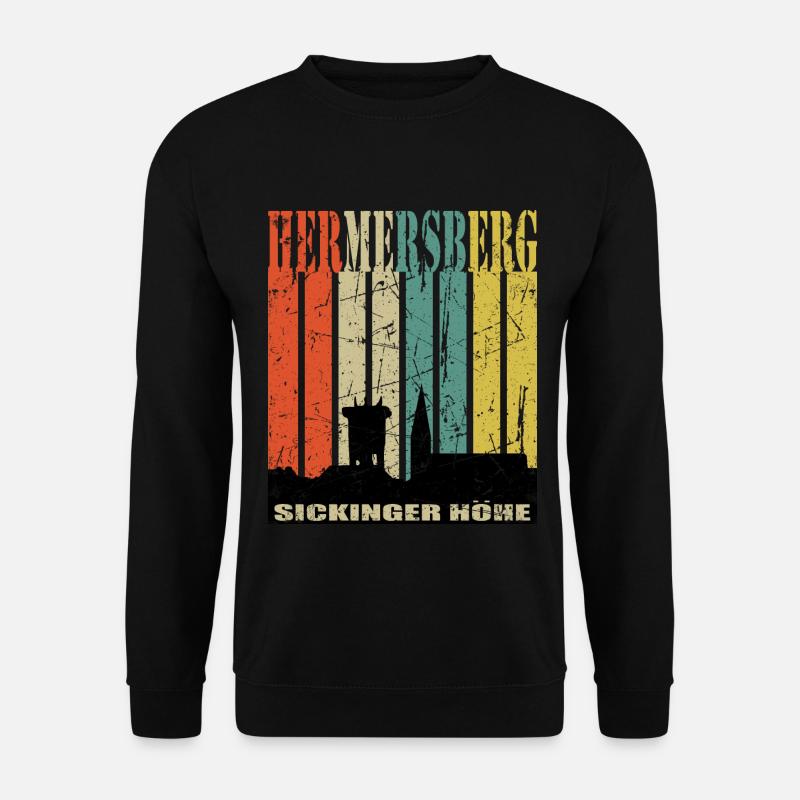 Hermersberg Sickinger Höhe - Unisex Pullover - Schwarz