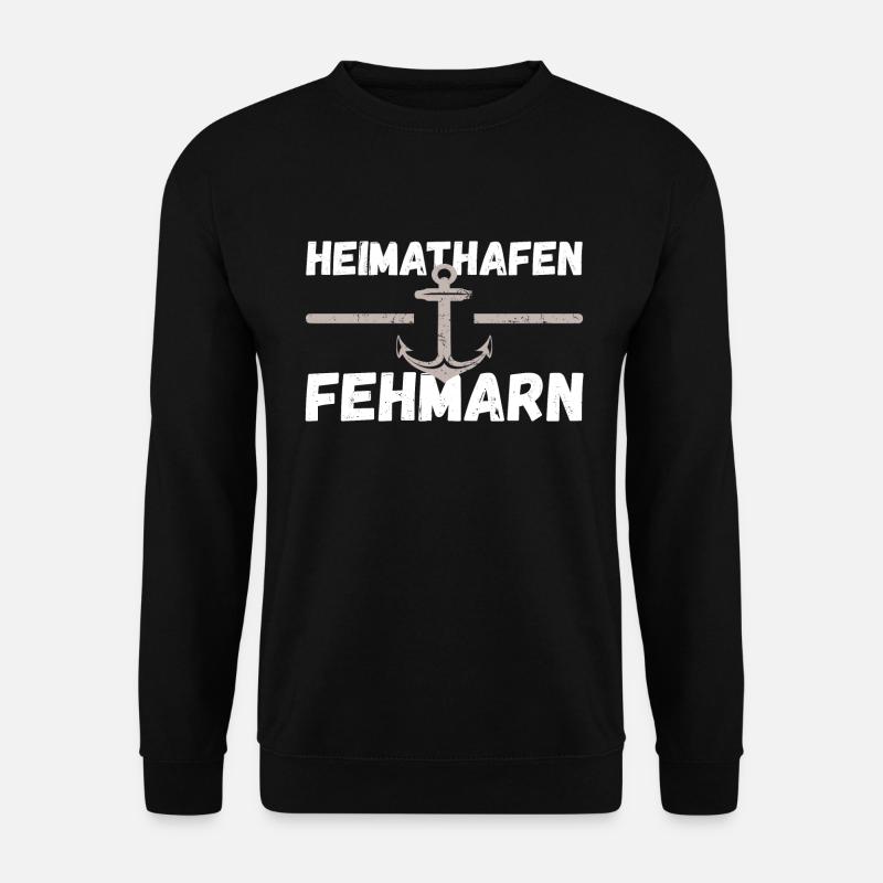 Heimathafen Fehmarn - Unisex Pullover - Schwarz
