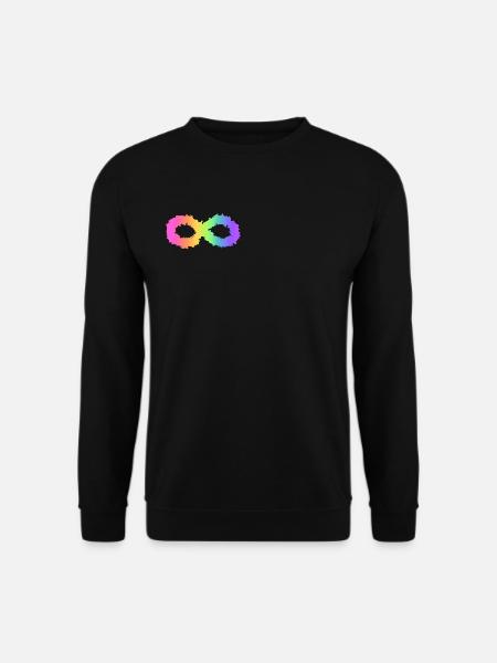 Neurodivergent symbol - Unisex Sweatshirt - black