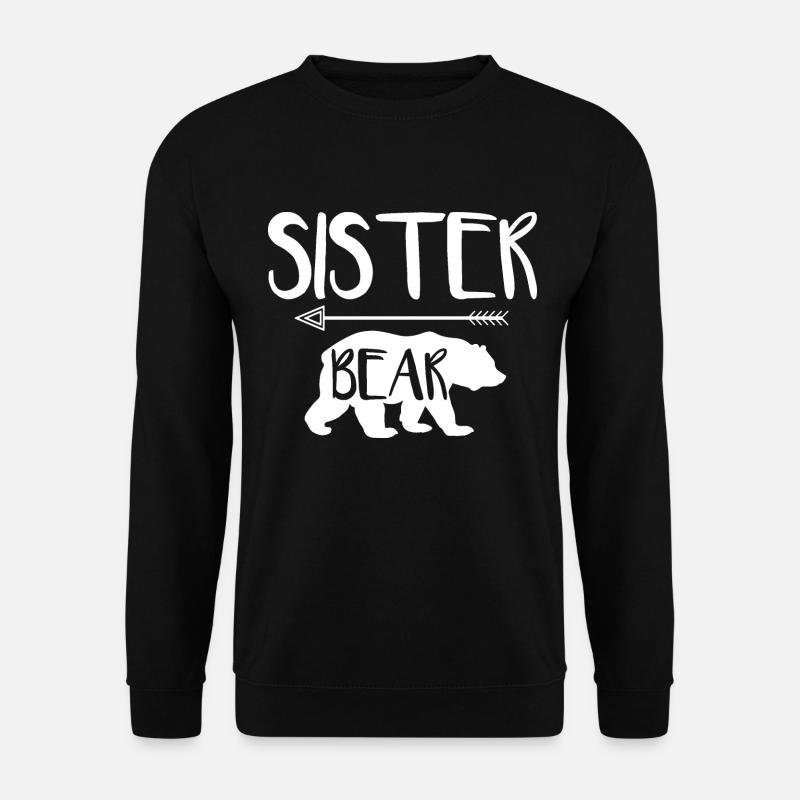 Schwester Bär Sister Bear - Unisex Pullover - Schwarz